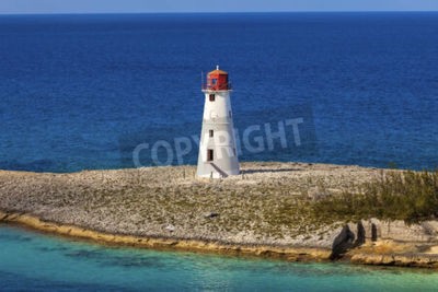 Fototapete Leuchtturm auf Halbinsel