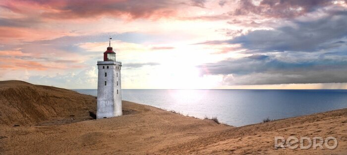 Fototapete Leuchtturm im hellen Licht