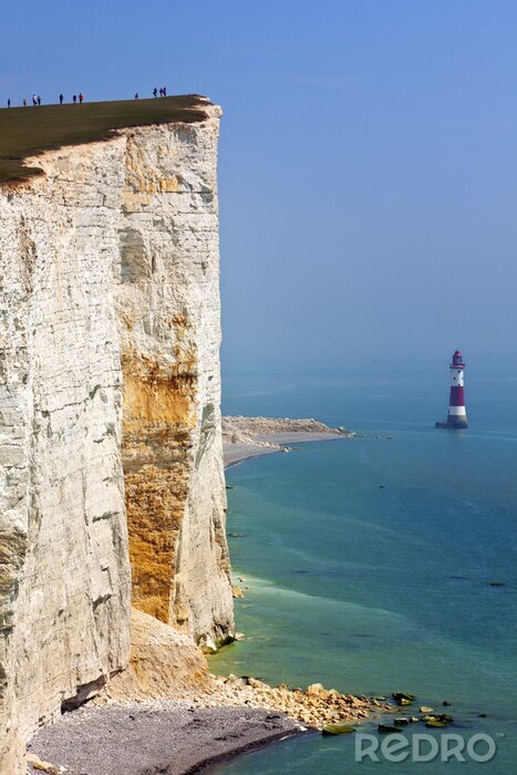 Fototapete Leuchtturm weit von Küste