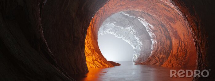 Fototapete Licht am Ende des Tunnels