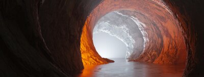 Fototapete Licht am Ende des Tunnels