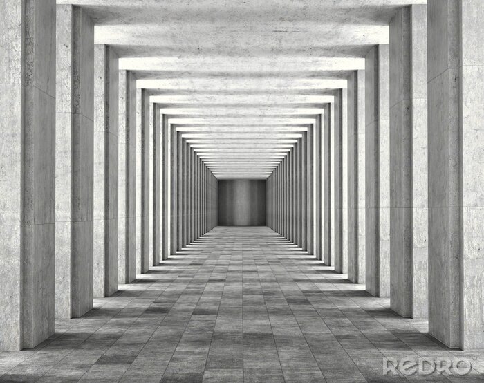 Fototapete Licht durch die Säulen
