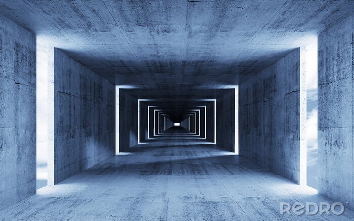 Fototapete Lichter in räumlicher Struktur