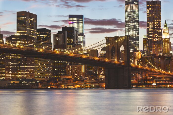 Fototapete Lichter von New York City
