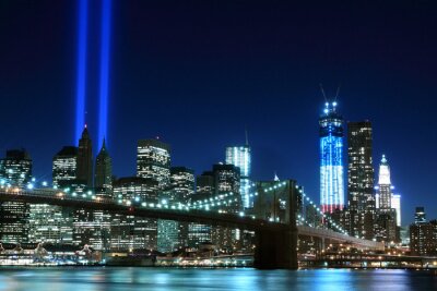 Fototapete Lichtilluminationen in New York City