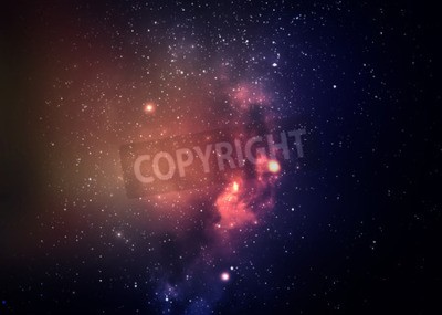 Fototapete Lichtjahre entfernte Sterne