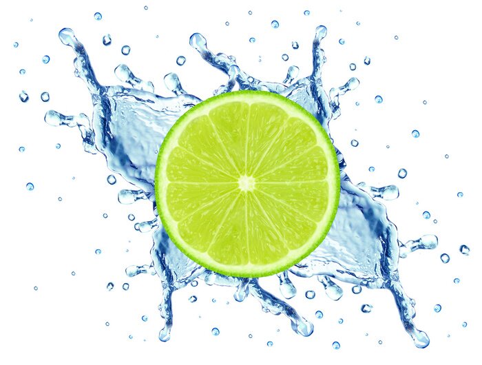 Fototapete Limonenscheibe