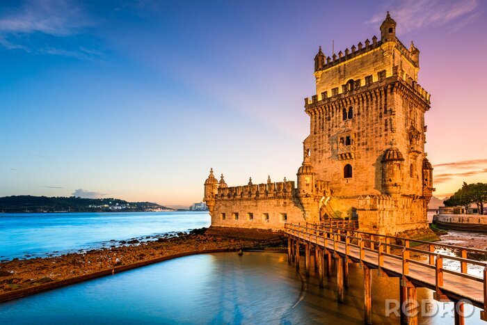 Fototapete Lissabon und Turm von Belém