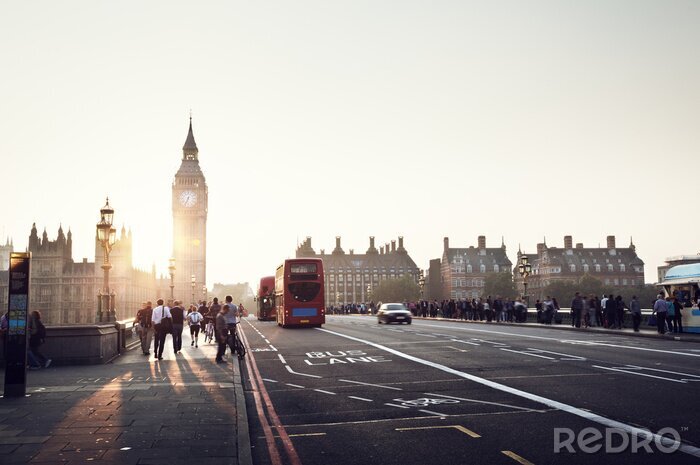 Fototapete London alltägliches Leben der Bewohner