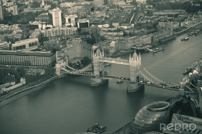 Fototapete London Bridge aus Vogelperspektive