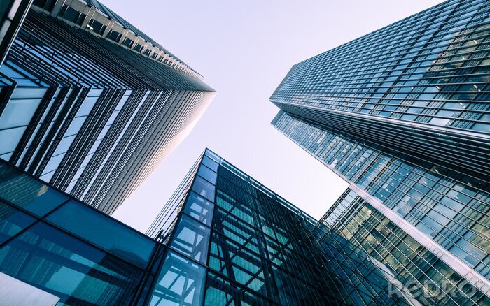 Fototapete Londoner moderne Wolkenkratzer