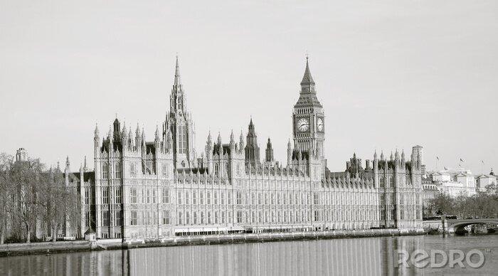 Fototapete Londoner Palast am Fluss