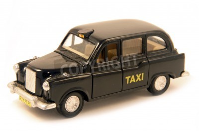 Fototapete Londones Taxi Spielzeug