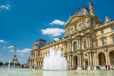 Fototapete Louvre in Paris