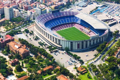 Fototapete Luftaufnahme des Barcelona-Stadions