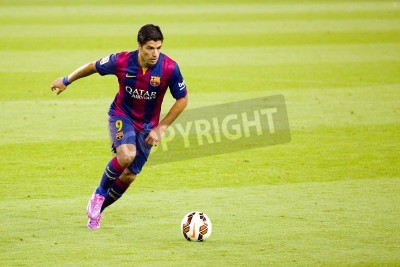 Fototapete Luis Suarez in Barcelona