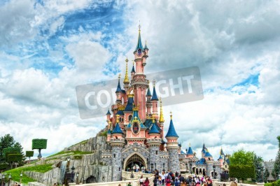 Fototapete Märchenhaftes Schloss in Frankreich