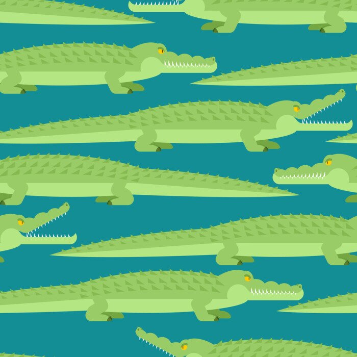 Fototapete Märchenkrokodile