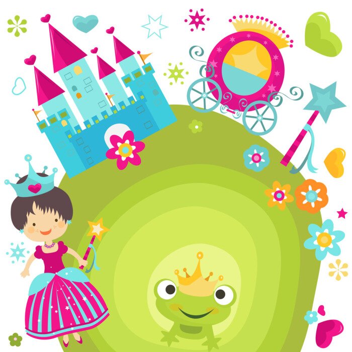 Fototapete Märchenwelt der Prinzessin