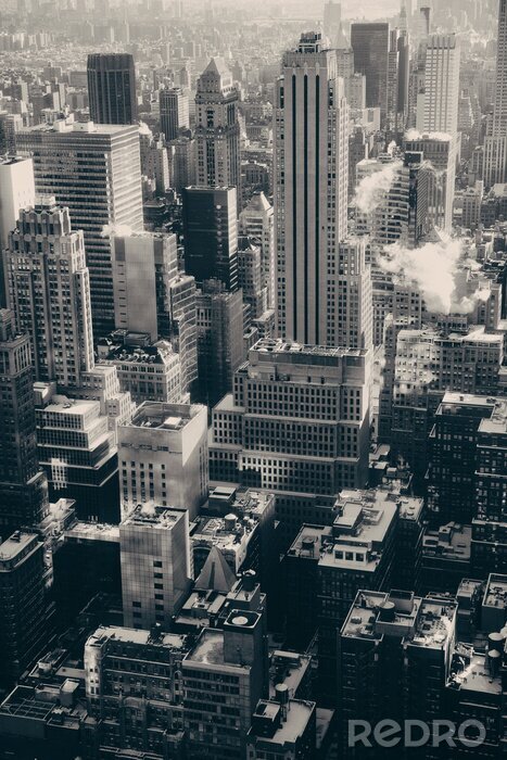 Fototapete Majestätische Wolkenkratzer von New York City