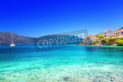 Fototapete Malerische Landschaft griechische Insel