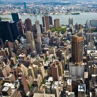 Fototapete Manhattan aus Vogelperspektive