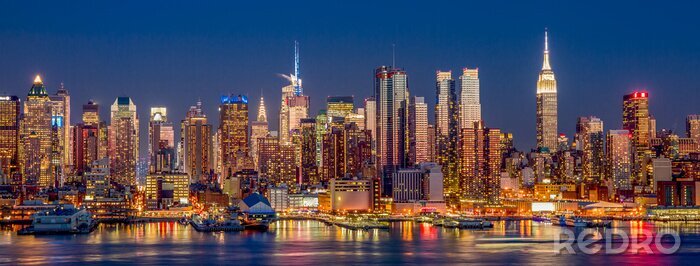 Fototapete Manhattan im Panorama von New York City