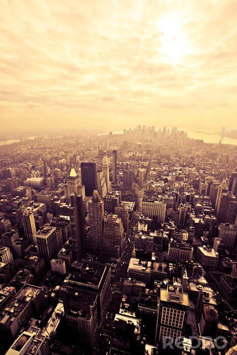 Fototapete Manhattan von oben