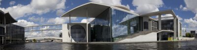 Fototapete Marie-Elisabeth-Lüders-Haus und Paul Löbe Haus Panoramic - Berli