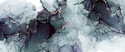 Marmorabstraktion im Aquarellstil