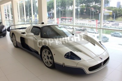 Fototapete Maserati-Rennwagen bei Naza Italia