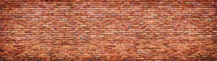 Fototapete Mauer aus feinen Ziegeln