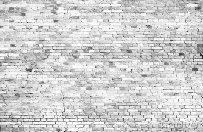 Fototapete Mauer aus grauem Ziegel
