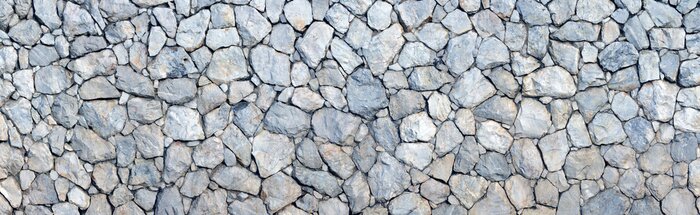 Fototapete Mauer aus hellblauen Steinen