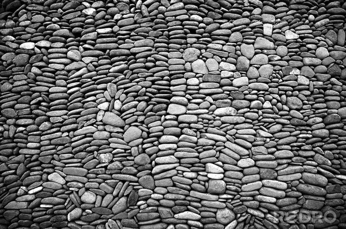 Fototapete Mauer aus schönen Steinen