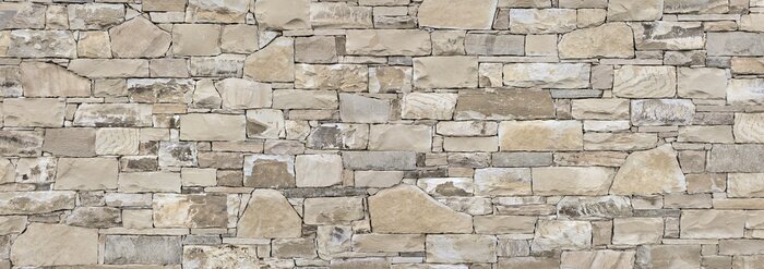 Fototapete Mauer aus Stein