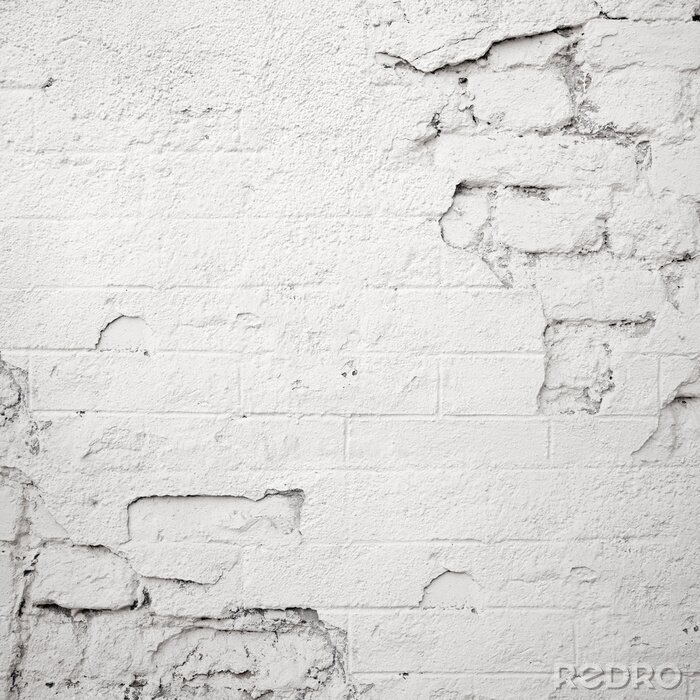 Fototapete Mauer mit beschädigtem Putz