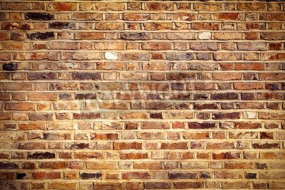 Fototapete Mauersteine in braunen Farben