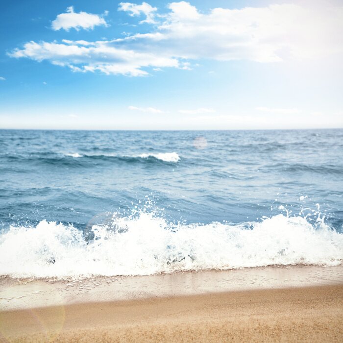 Fototapete Meer strand und Wellen