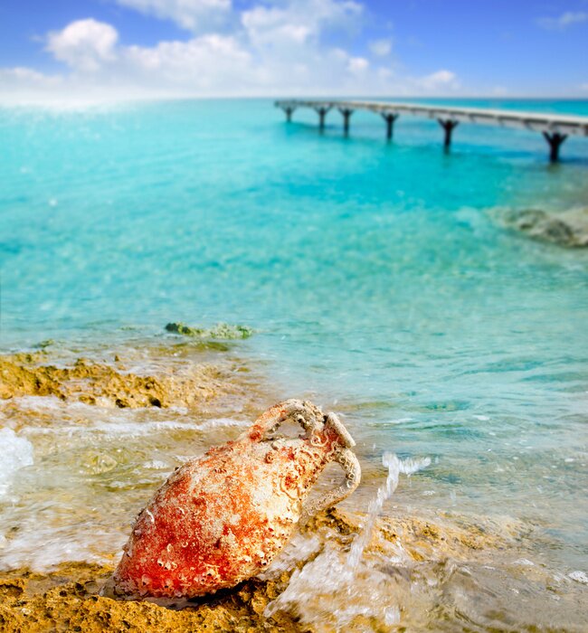 Fototapete Meeresschätze am Strand