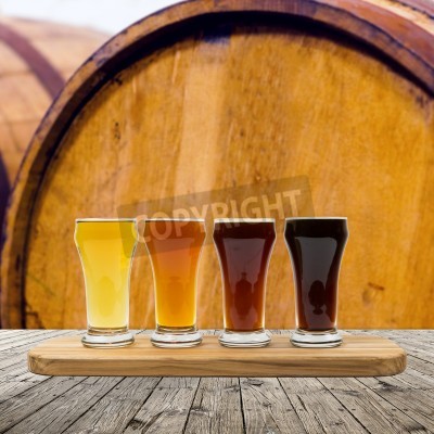 Fototapete Mehrfarbige Getränke