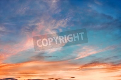 Fototapete Mehrfarbiger Himmel