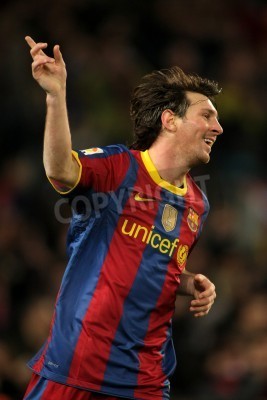 Fototapete Messi feiert das Tor