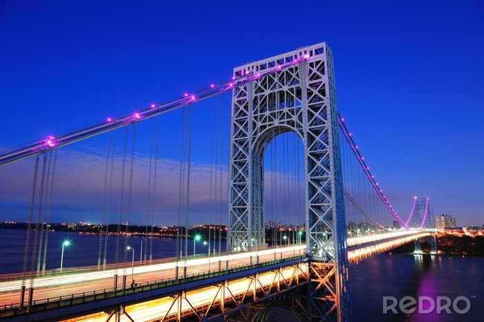 Fototapete Metall-Brückenkonstruktion