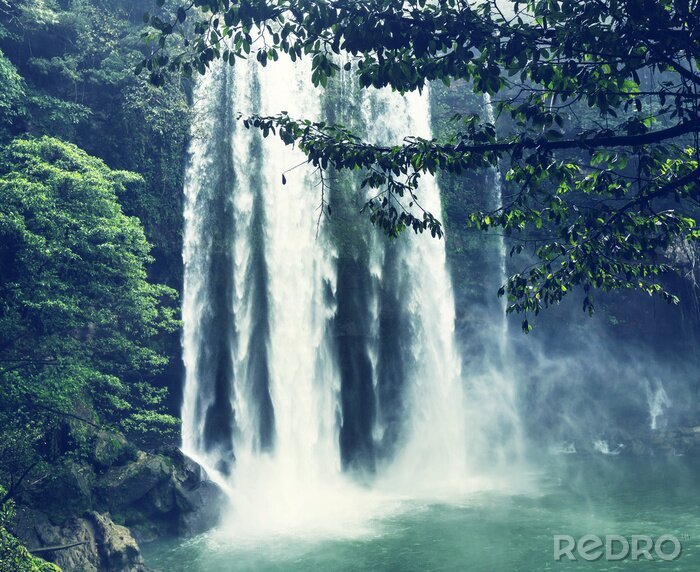 Fototapete Mexikanischer Wasserfall