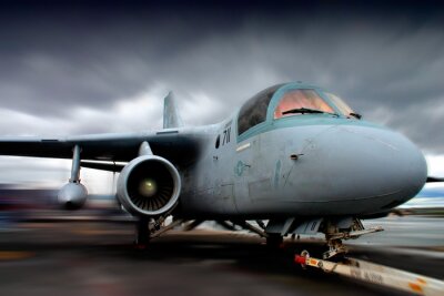 Fototapete Militärflugzeug