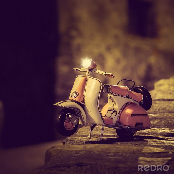 Fototapete Miniatur-Vespa-Roller