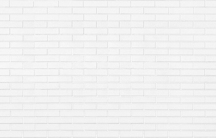 Fototapete Minimalistischer weißer Backstein