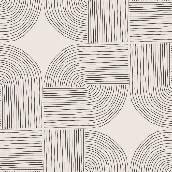 Fototapete Minimalistisches geometrisches Muster