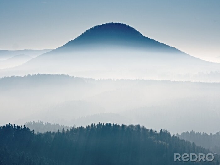 Fototapete Moderne berglandschaft